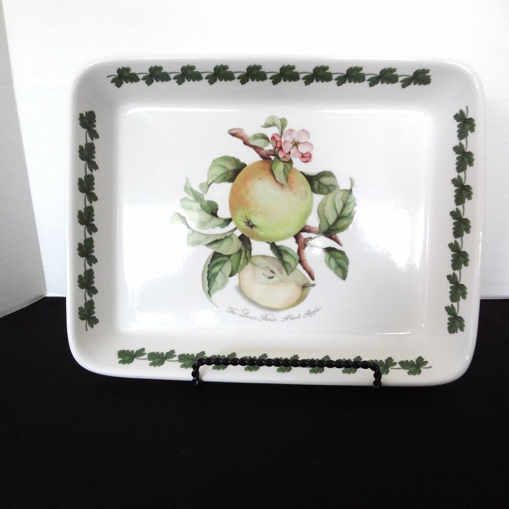Portmeirion Fire & Ice Apple Harvest Rectangular 12"x9.5" Baker Dish
